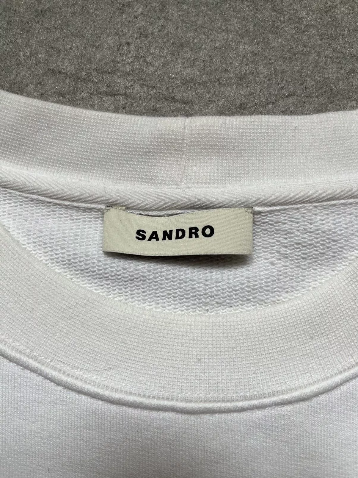 Sandro Sweaters Knitwear Sandro Smiles Sweater White
