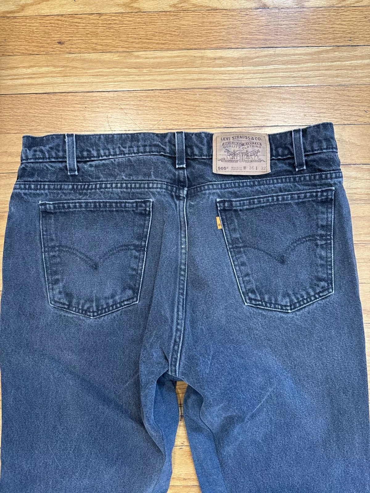 Other Denim Other Custom Orange Tab Levi Gallery Dept Inspired Black