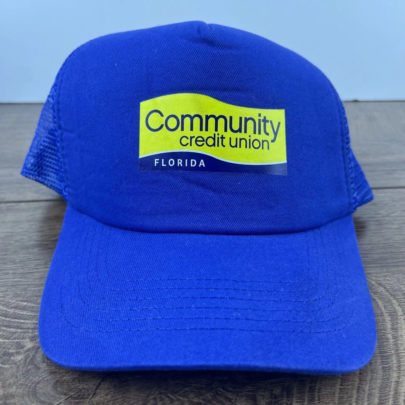 Other Hats Other Community Credit Union Snapback Hat Blue Adjustable Hat Blue