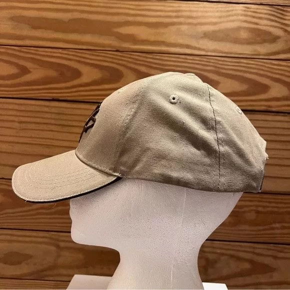 Other Hats Other Boker Six Panel Cap With Embroidered Tree Logo Back Adjustme Brown Streetwear