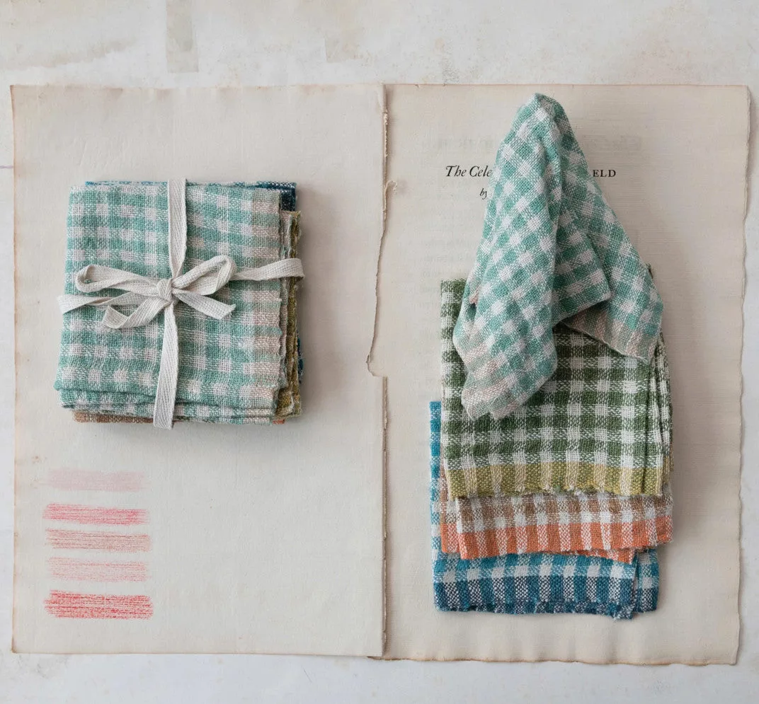 Woven Linen Napkins, Set of 4