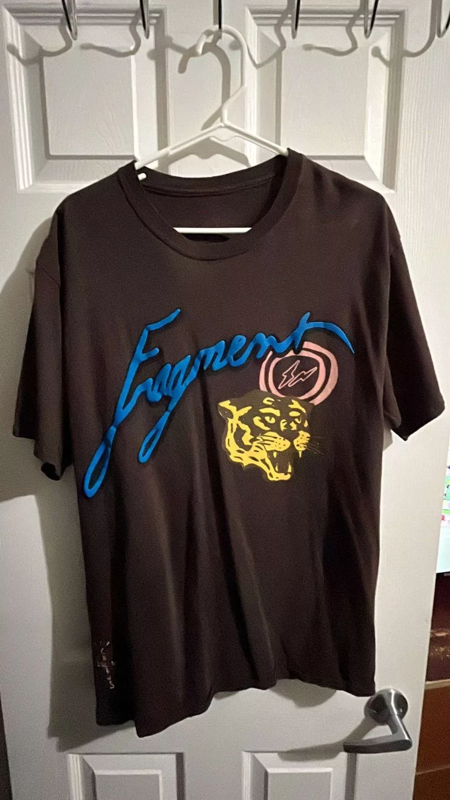 Fragment Design Short Sleeve T Shirts Fragment Design × Travis Scott Fragment X Cactus Jack Brown tee
