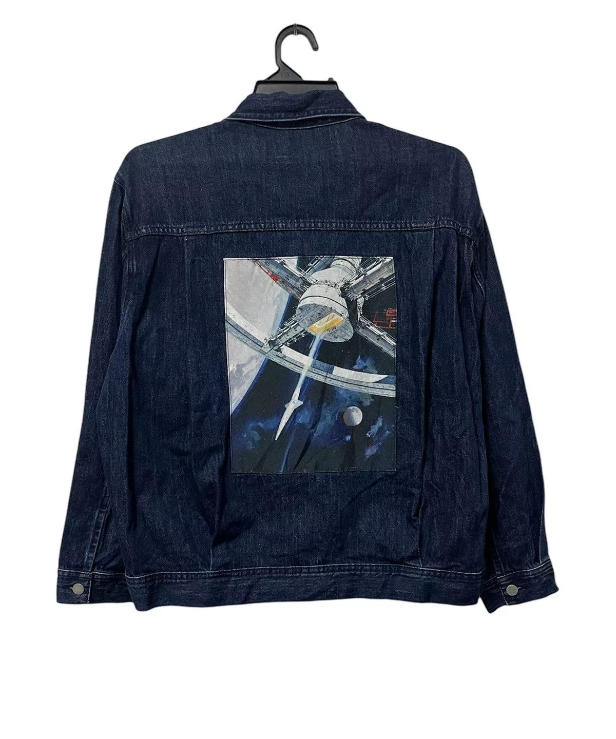 Other Denim Jackets Other 🔥2001 : A Space Odyssey Movie Denim Trucker Jacket Blue Vintage