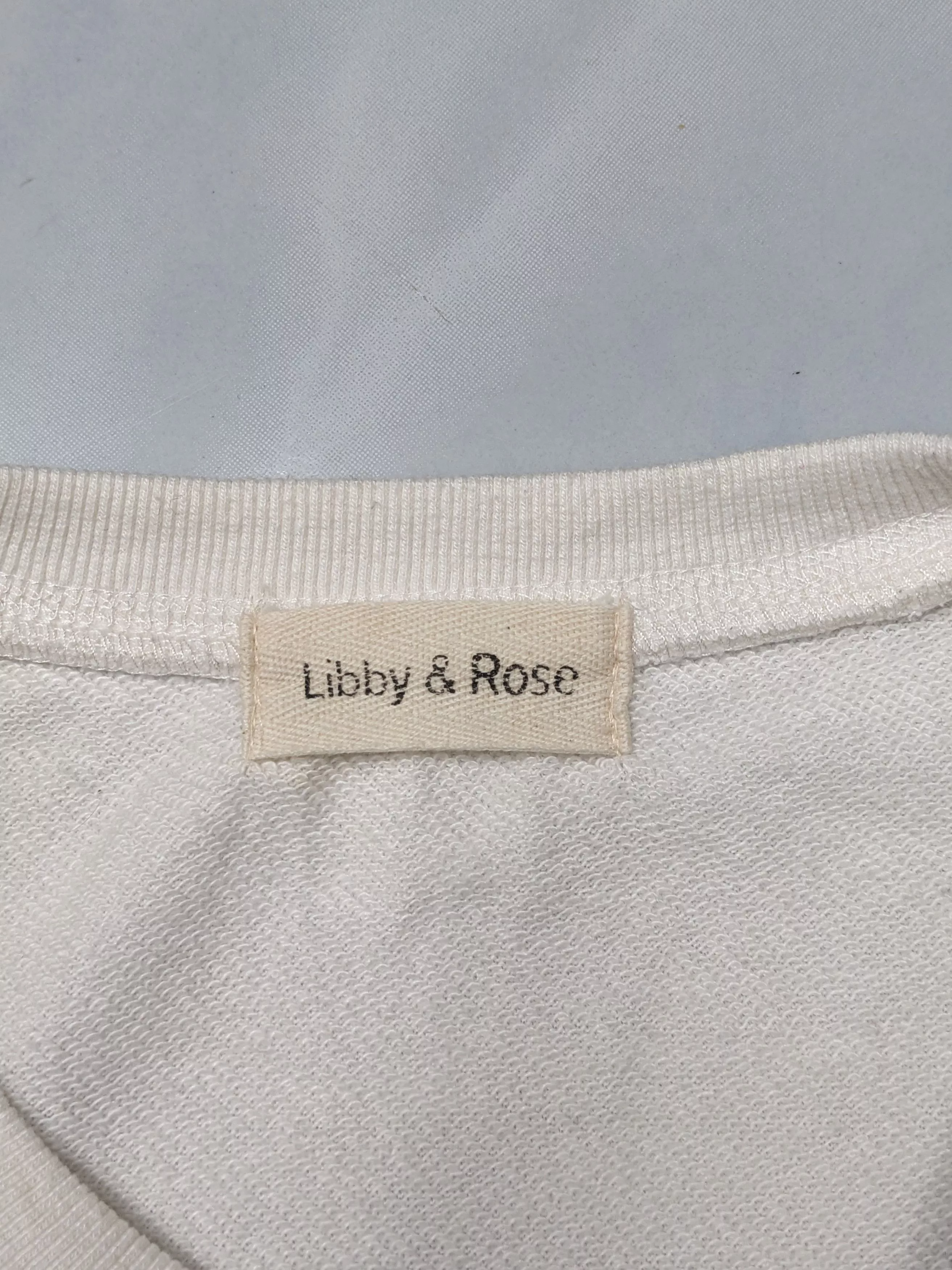 Designer Sweatshirts LIBBY & ROSE DESIGNER STREETWEAR White