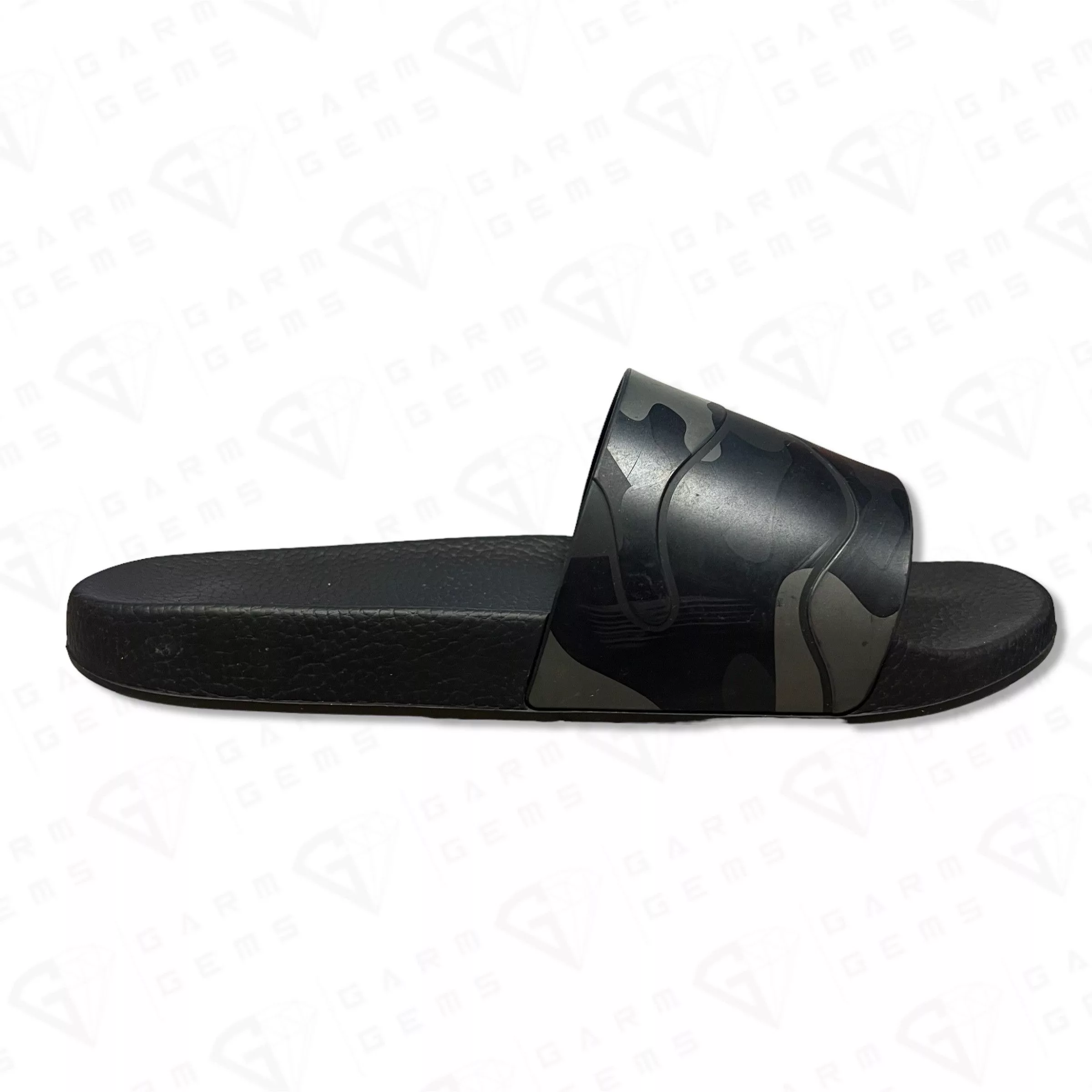 Valentino Slip Ons Valentino Camo Sliders Black