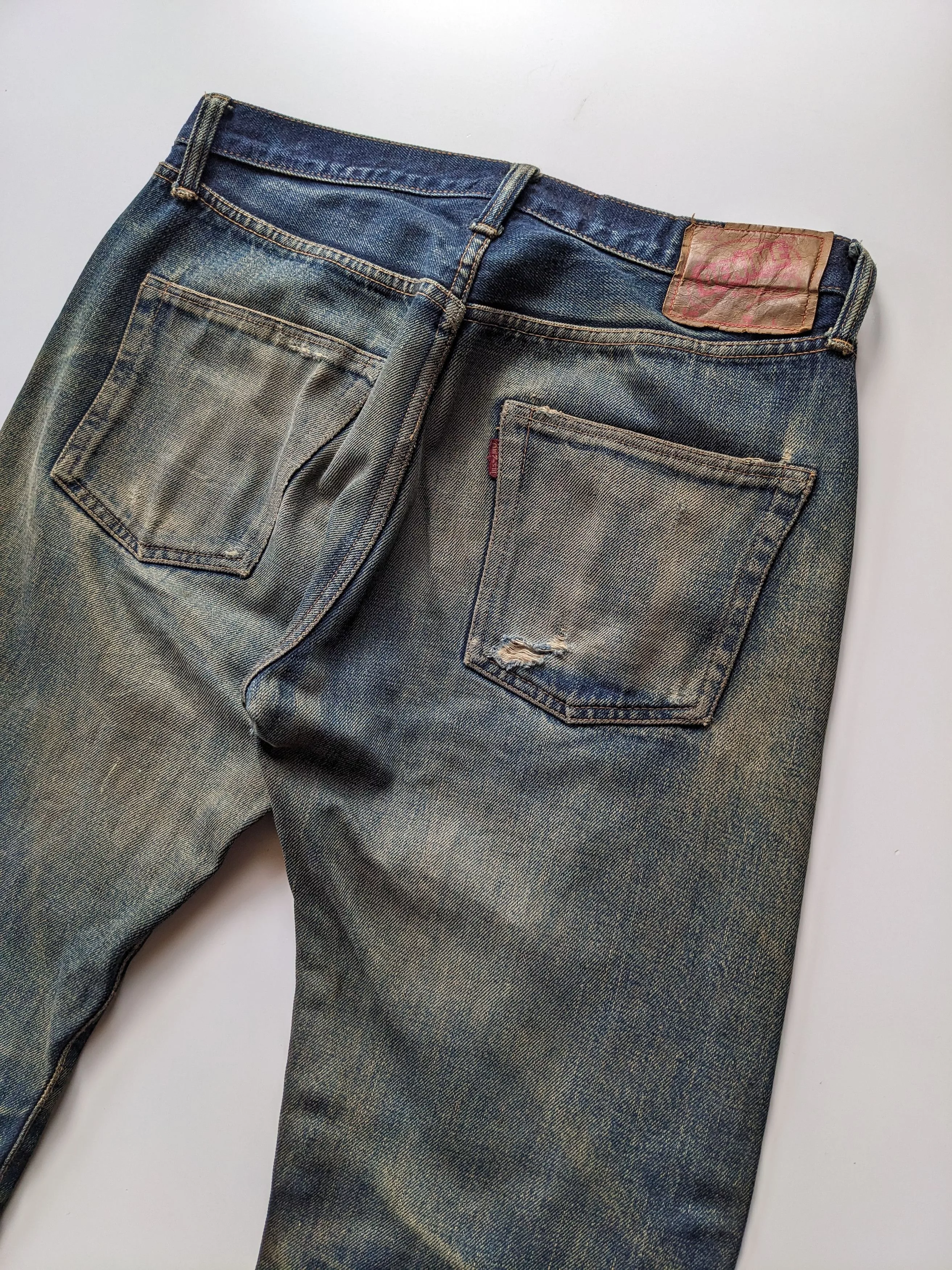Denime Denim Vintage DENIME distressed rusty selvedge Multi