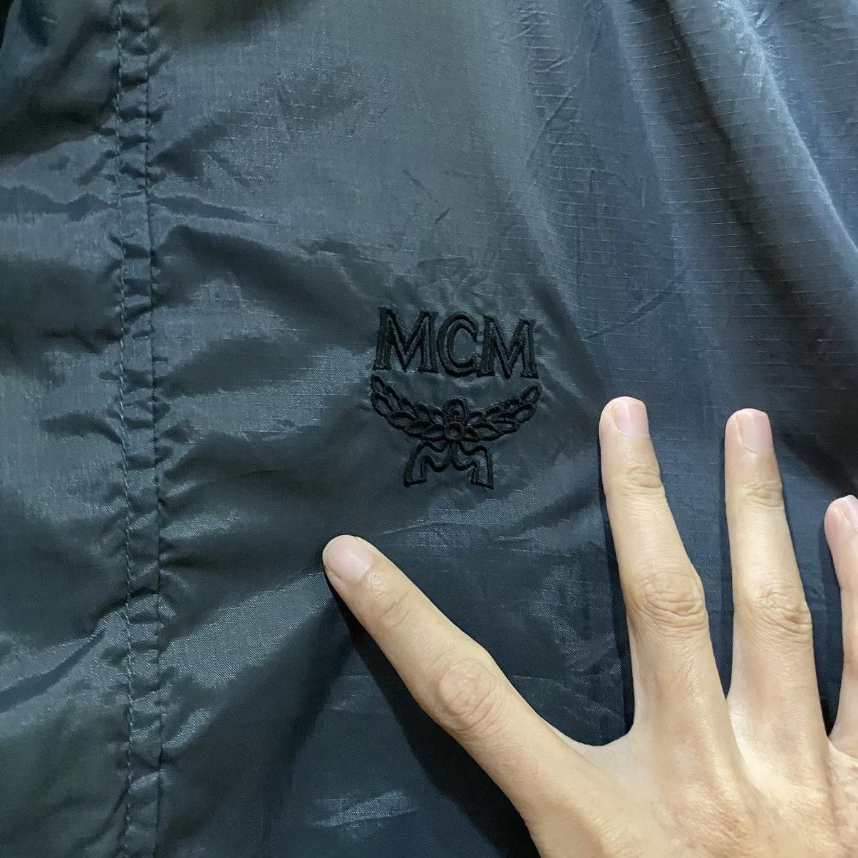 MCM Light Jackets MCM Black Reversible Fleece Jacket