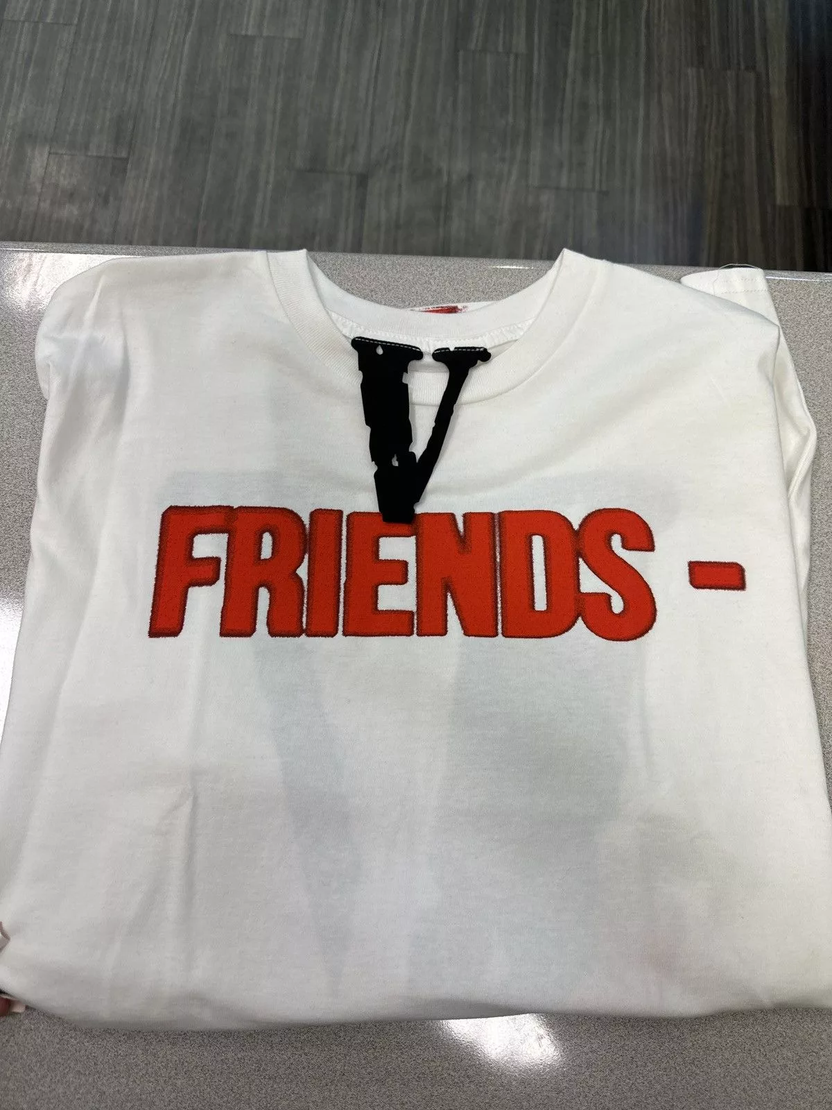 Vlone Short Sleeve T Shirts White Friends Vlone Tee