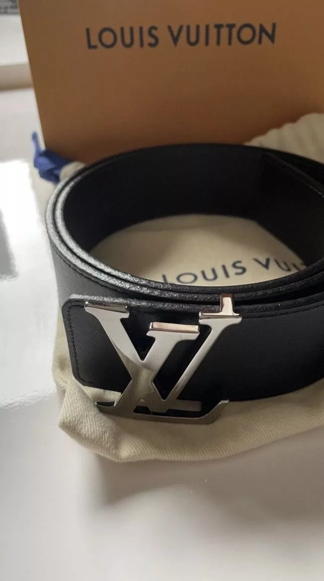 Louis Vuitton Belts Louis Vuitton Initiales Reversible Leather Belt 85cm Black