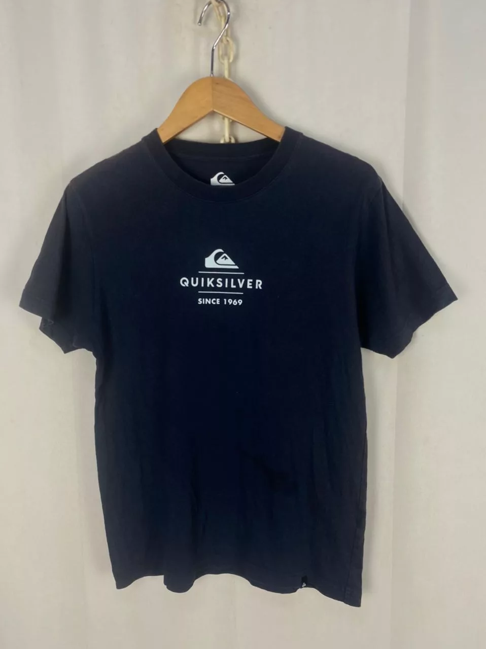 Quiksilver Light Jackets Quiksilver Quicksilver back printed distressed tshirt Black Streetwear
