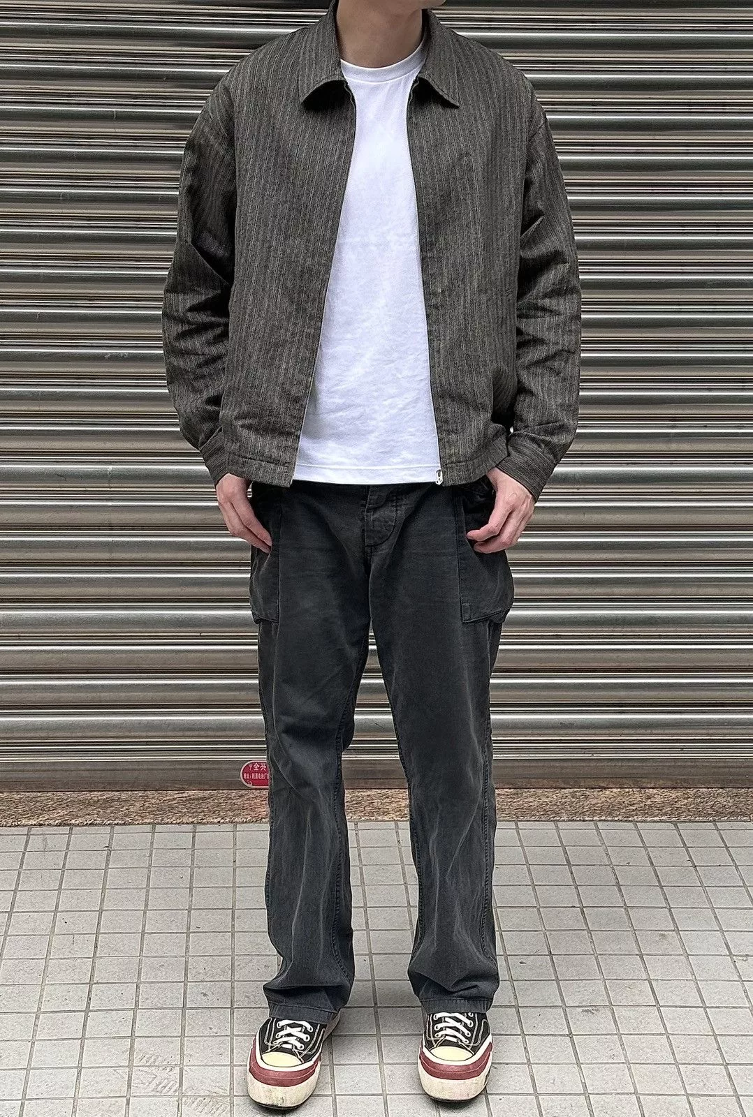 Visvim Light Jackets Visvim 21ss Redsun Jkt Herringbone Santome Gray