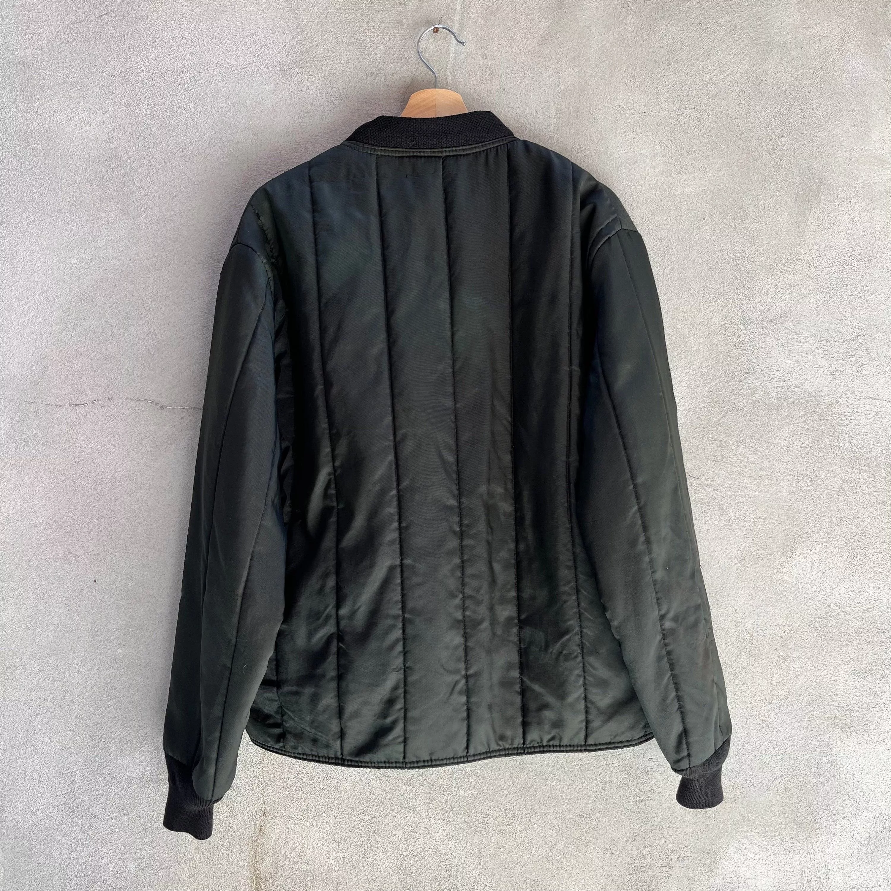 Vintage Light Jackets 80's Vintage Quilted Jacket Black