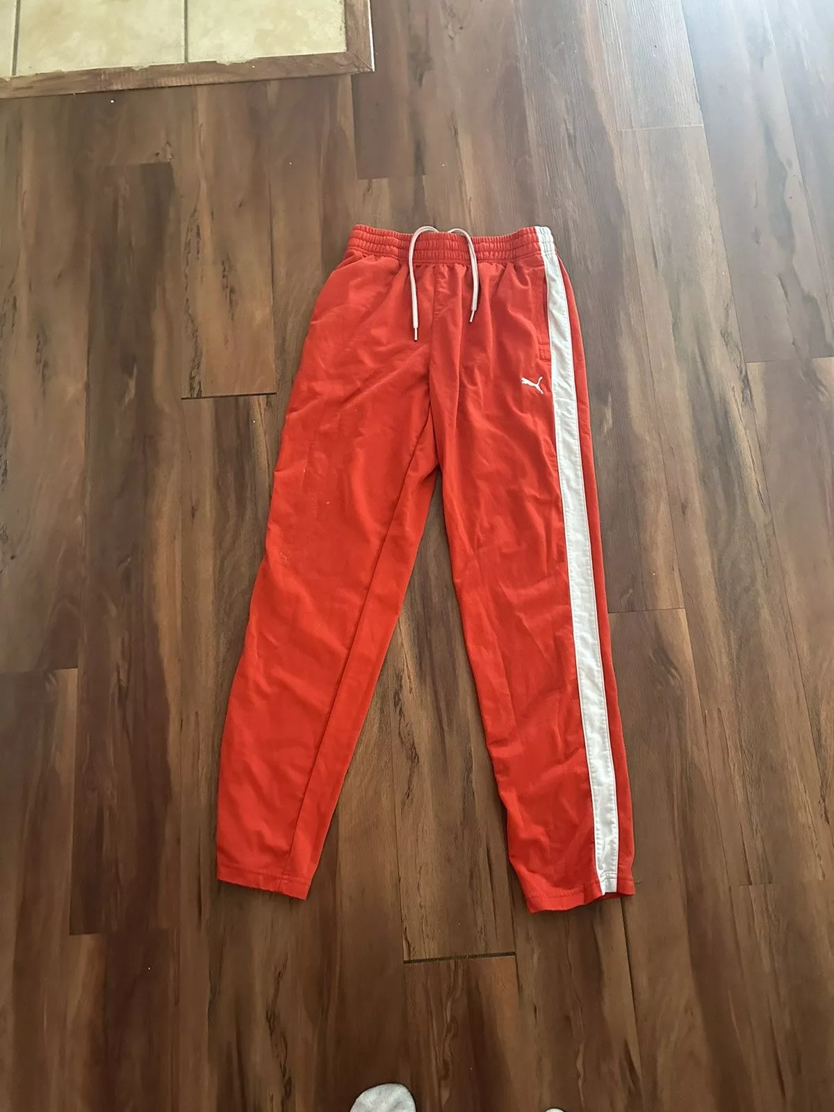 Puma Sweatpants Joggers Neon Orange Puma Straight-cut Pants