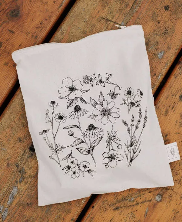 Meadow Bloom Med. Zipper Bag