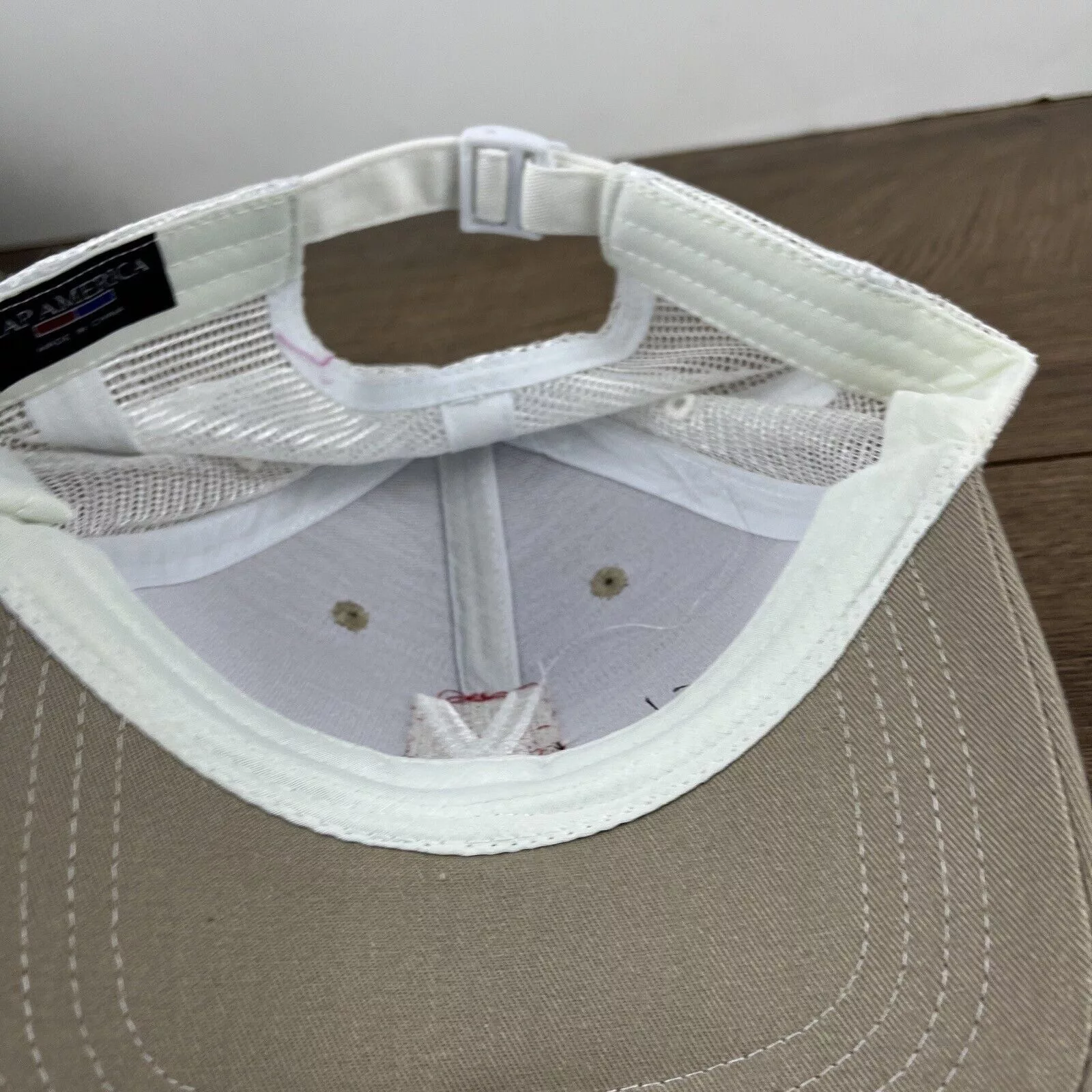 Other Hats Other Vantage Pump Hat Tan Brown Hat Adjustable Adult Size Hat Tan