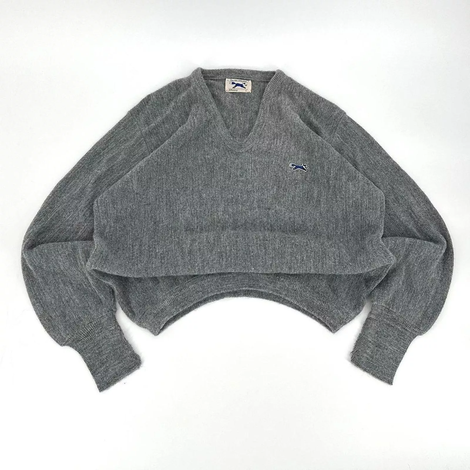 Other Sweaters Knitwear Other 70s/80s jc penney the fox sweater pullover Gray