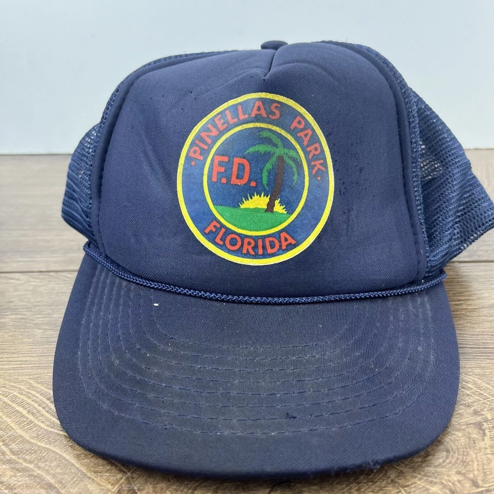Other Hats Other Pinellas Park Florida Hat Snapback Hat Blue Adjustable Hat B