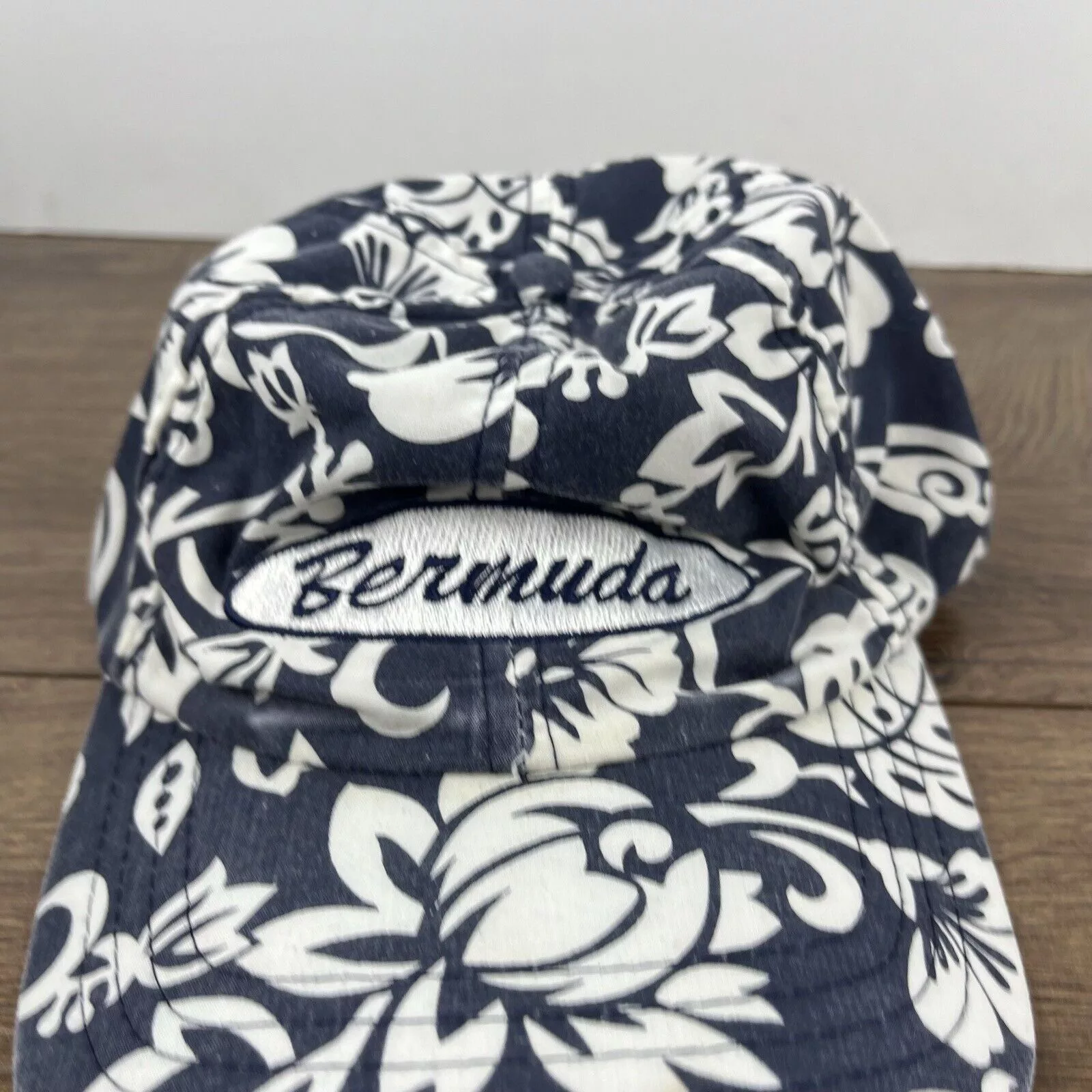 Other Hats Other Bermuda Hat Bermuda Blue Gray Hat Gray Adjustable Hat Gray A
