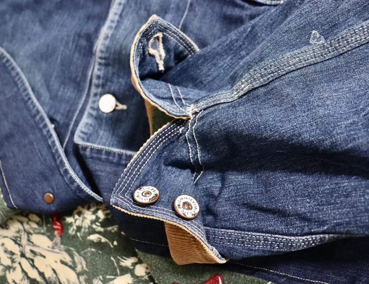 Visvim Light Jackets Visvim 20ss Spot Coverall Dry Denim Blue