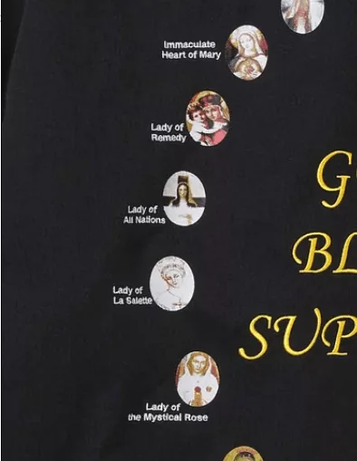 Supreme Shirts Button Ups Supreme Our Lady Work Shirt Black Large