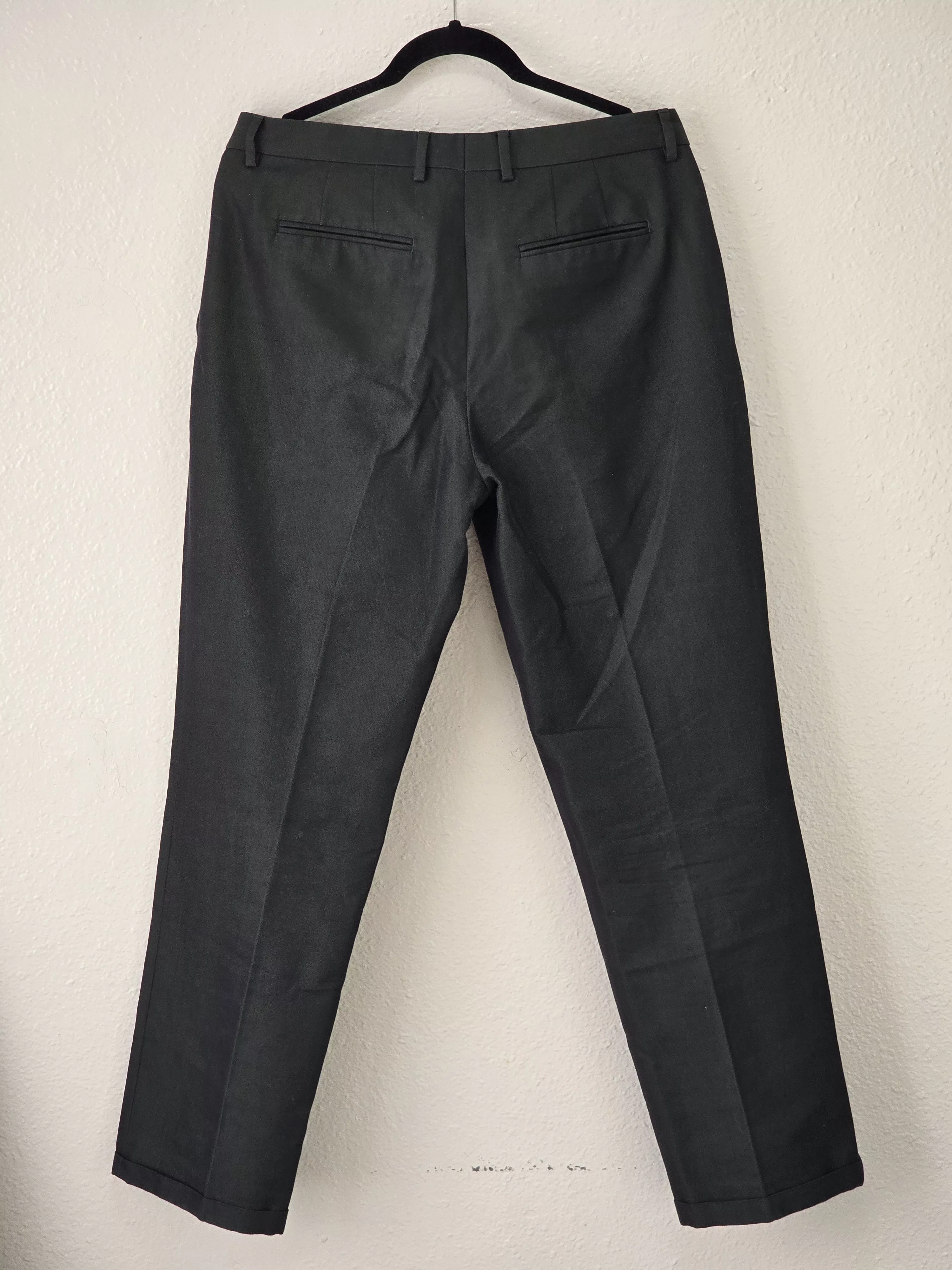 Dries Van Noten Pants Dries Van Noten Cuffed Cotton Pants Green