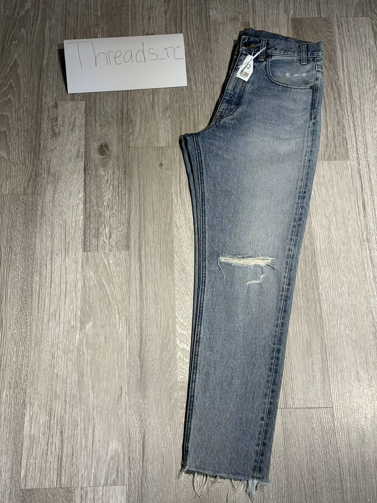 Celine Jeans CELINE DISTRESSED JEANS Blue