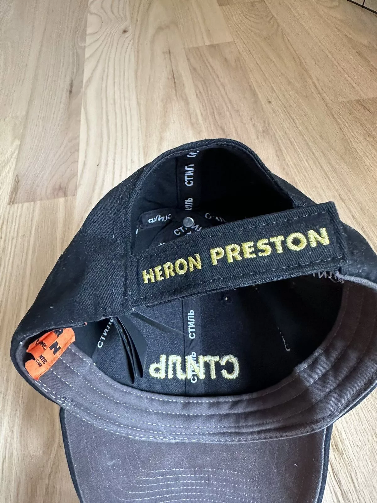 Heron Preston Hats Heron Preston Baseball Cap Black