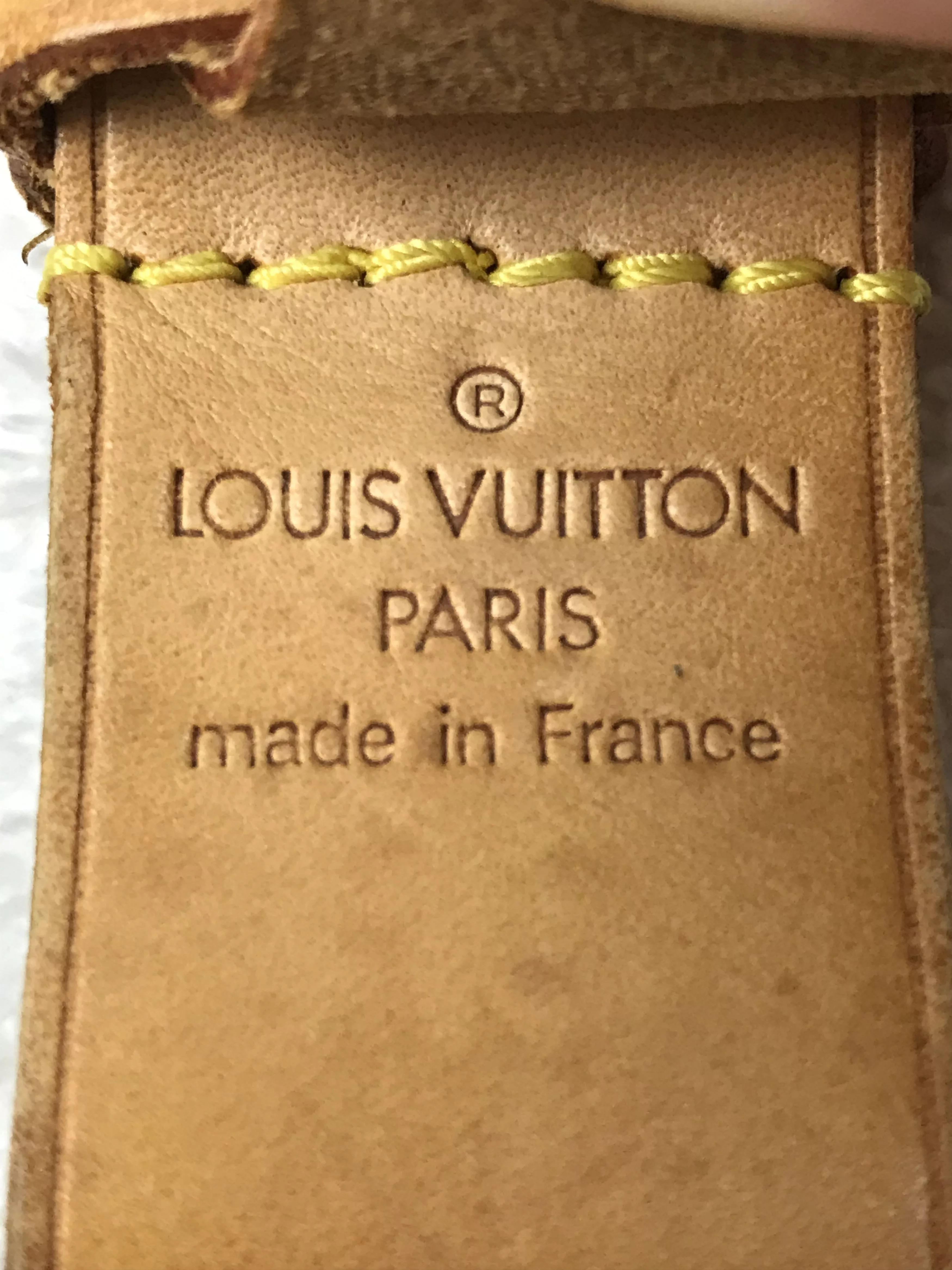 Louis Vuitton Miscellaneous Louis Vuitton × Vintage Louis Vuitton Vachetta Leather Luggage Tag and Poignet Brown Luxury