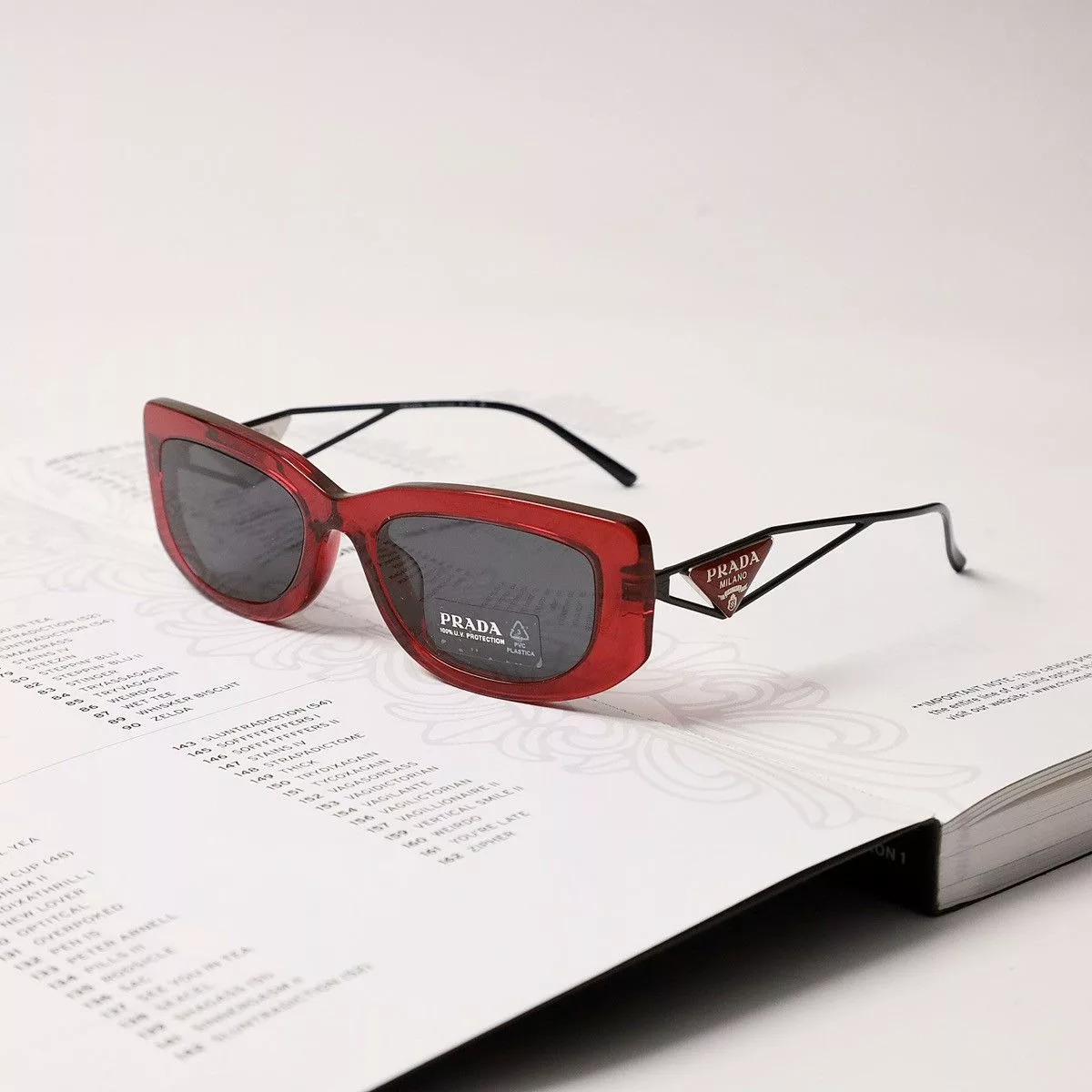 Prada Sunglasses PRADA 0PR 14YS SUNGLASSES Red