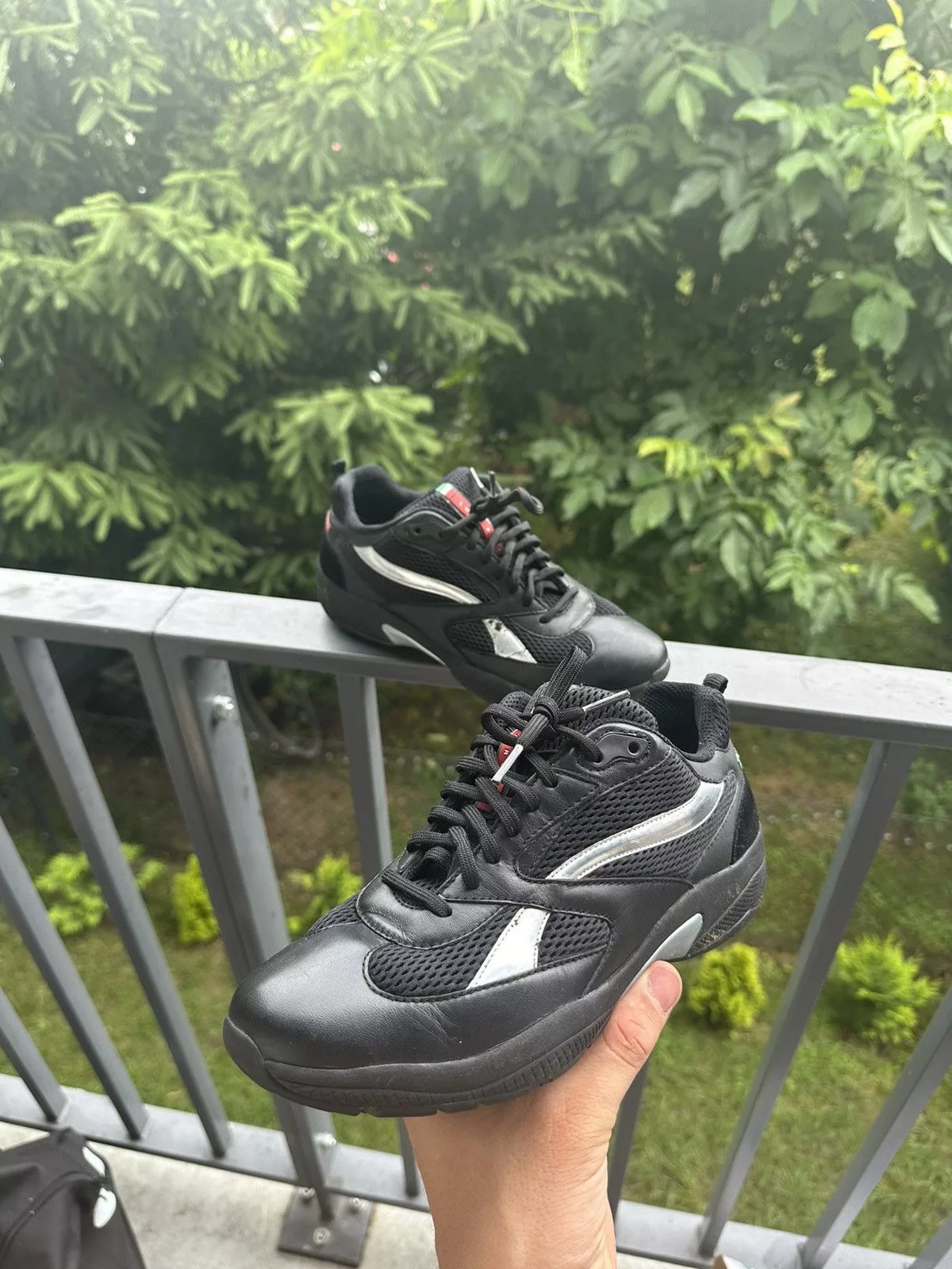 Prada Low Top Sneakers Prada × Vintage Vintage Prada Luna Rossa sport sneakers Black Streetwear