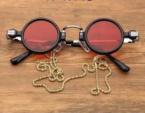 Vintage Sunglasses Vintage Retro punk sunglasses Red