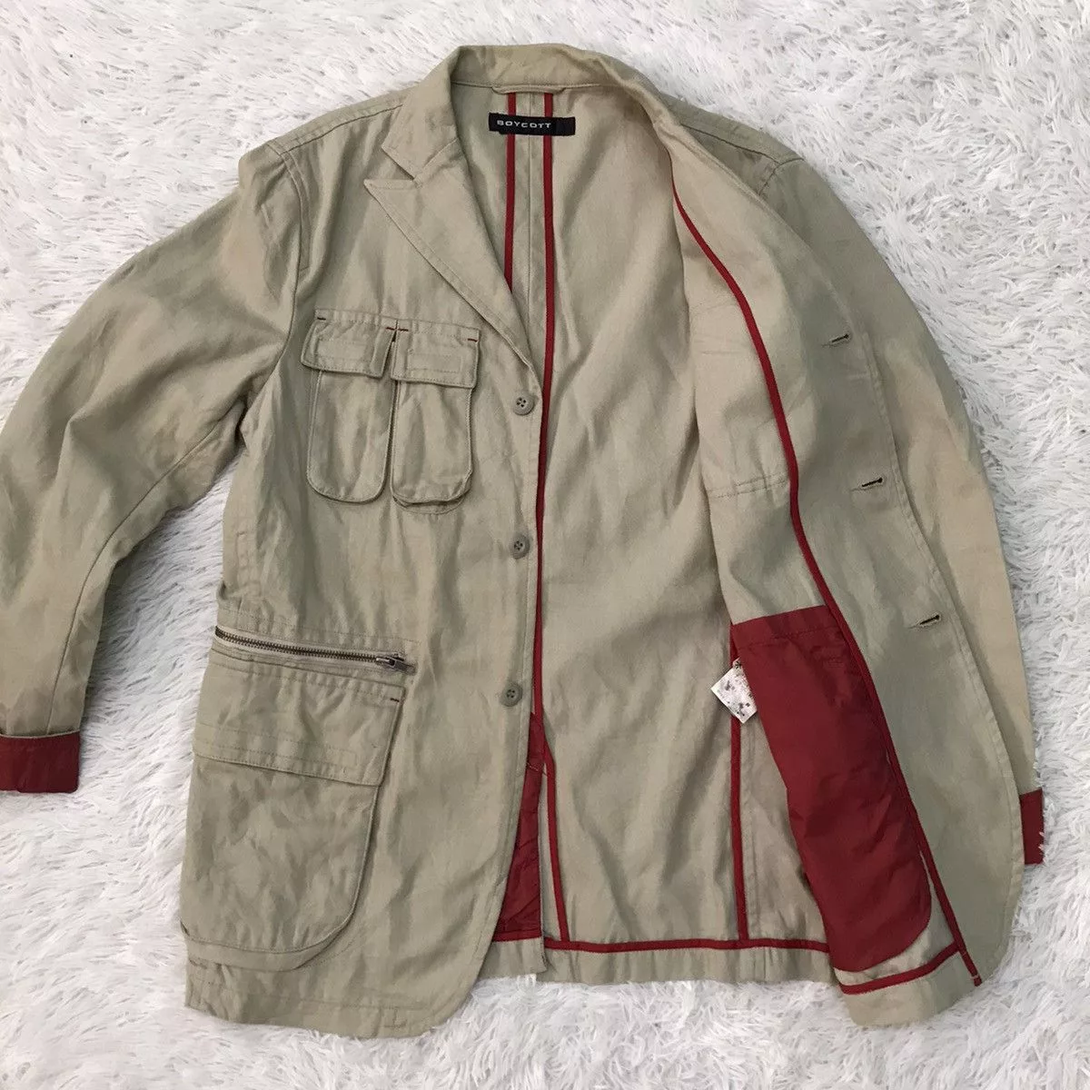 Boycott Light Jackets Nice Multipockets Tactical Boycott Jacket Made in Japan