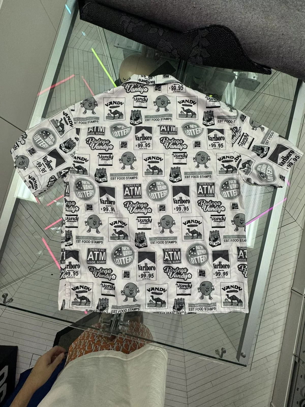 Vandy The Pink Shirts Button Ups Vandy The Pink Cabana button up 2021 release White