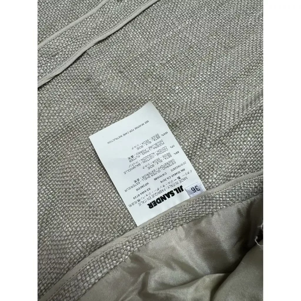 Jil Sander Jackets Jil Sander Suit Jacket Beige Size 36