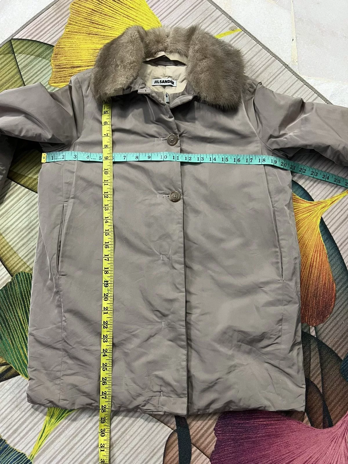 Designer Light Jackets Designer × Jil Sander 💥 RARE JIL SANDER FUR COLLAR Gray Vintage