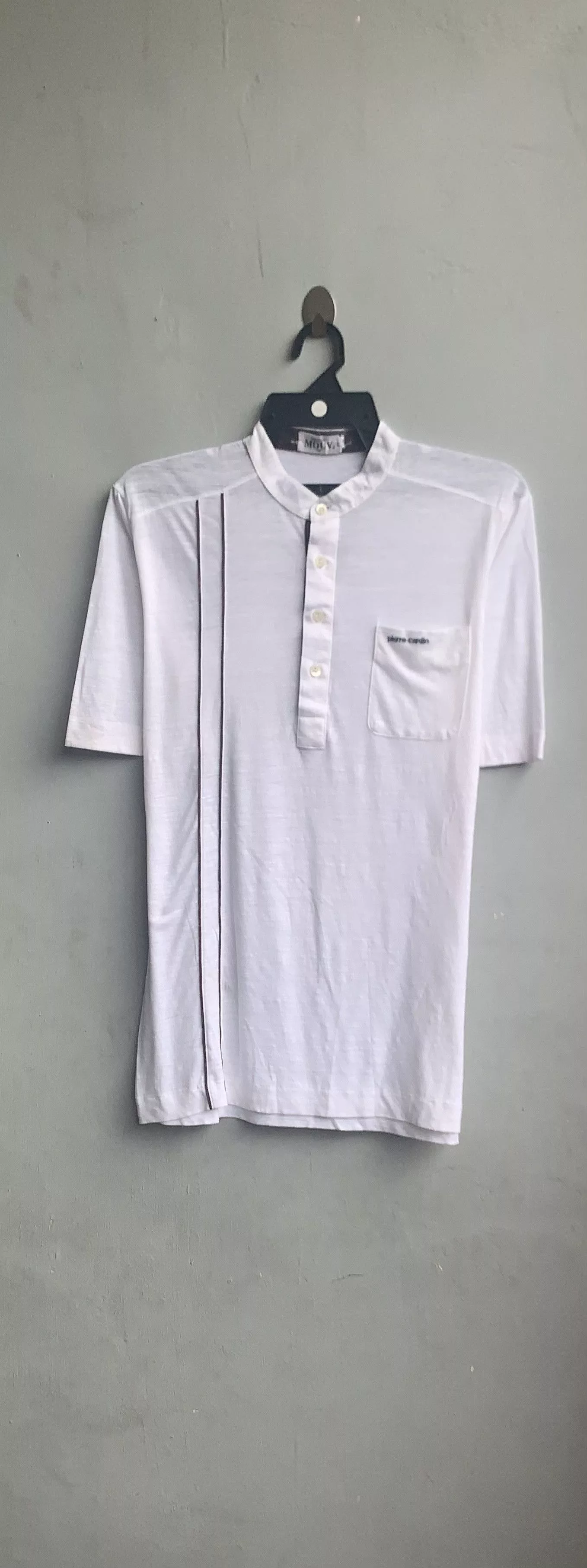 Pierre Cardin Shirts Button Ups Pierre Cardin × Vintage Pierre Cardin Single Pocket Vintage Shirt White