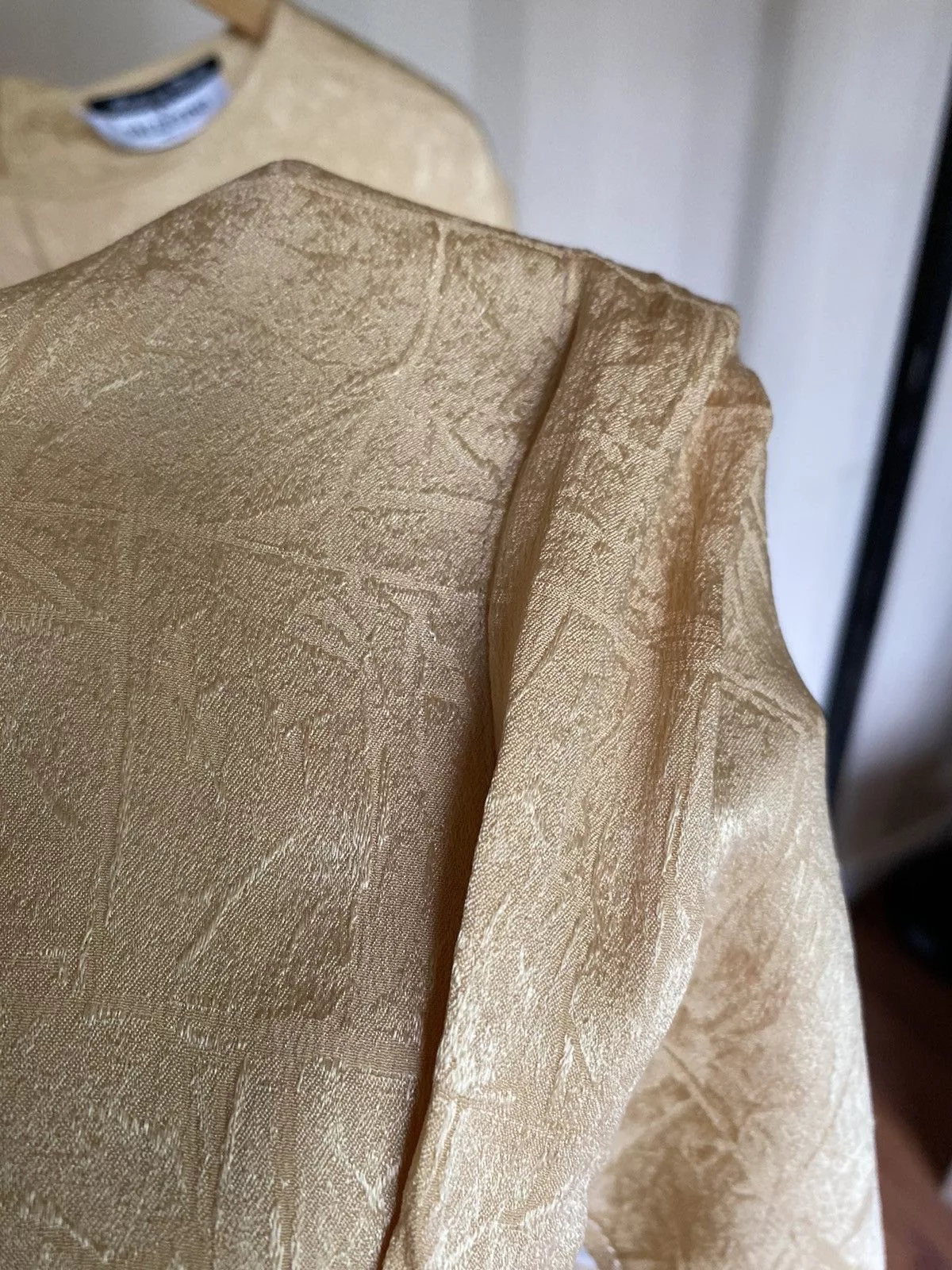 Valentino Blouses Valentino vintage silk blouse Yellow