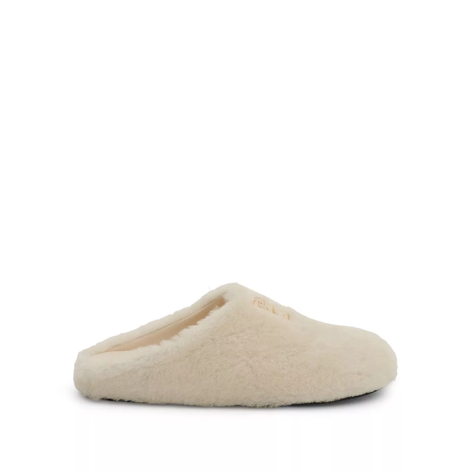 Givenchy Flats Givenchy o1srvl11e0724 4g Fur Flats in Ivory Beige