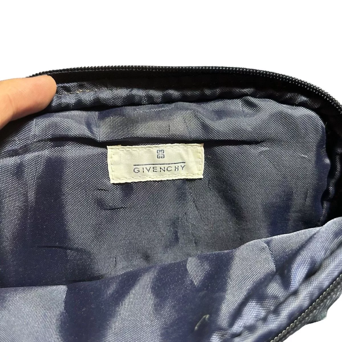 Givenchy Mini Bags Givenchy × Vintage Vintage Givenchy Logo Mini Bag Blue