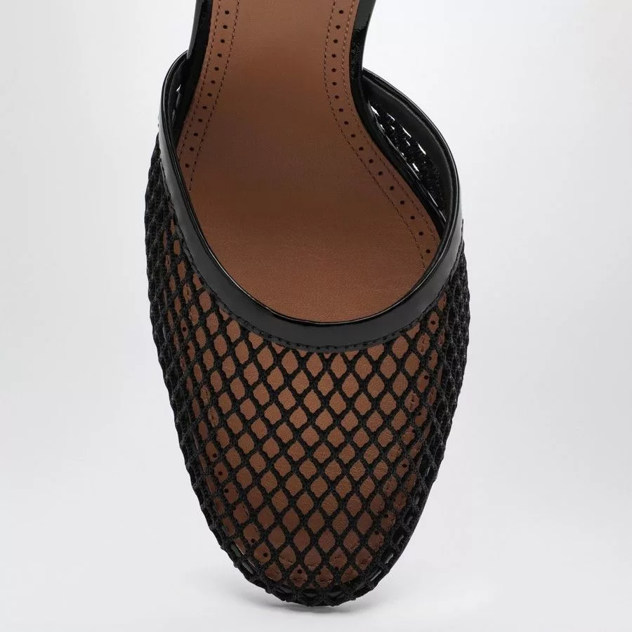 Alaia Heels Alaia o1d2blof0724 High Mesh Pump in Black