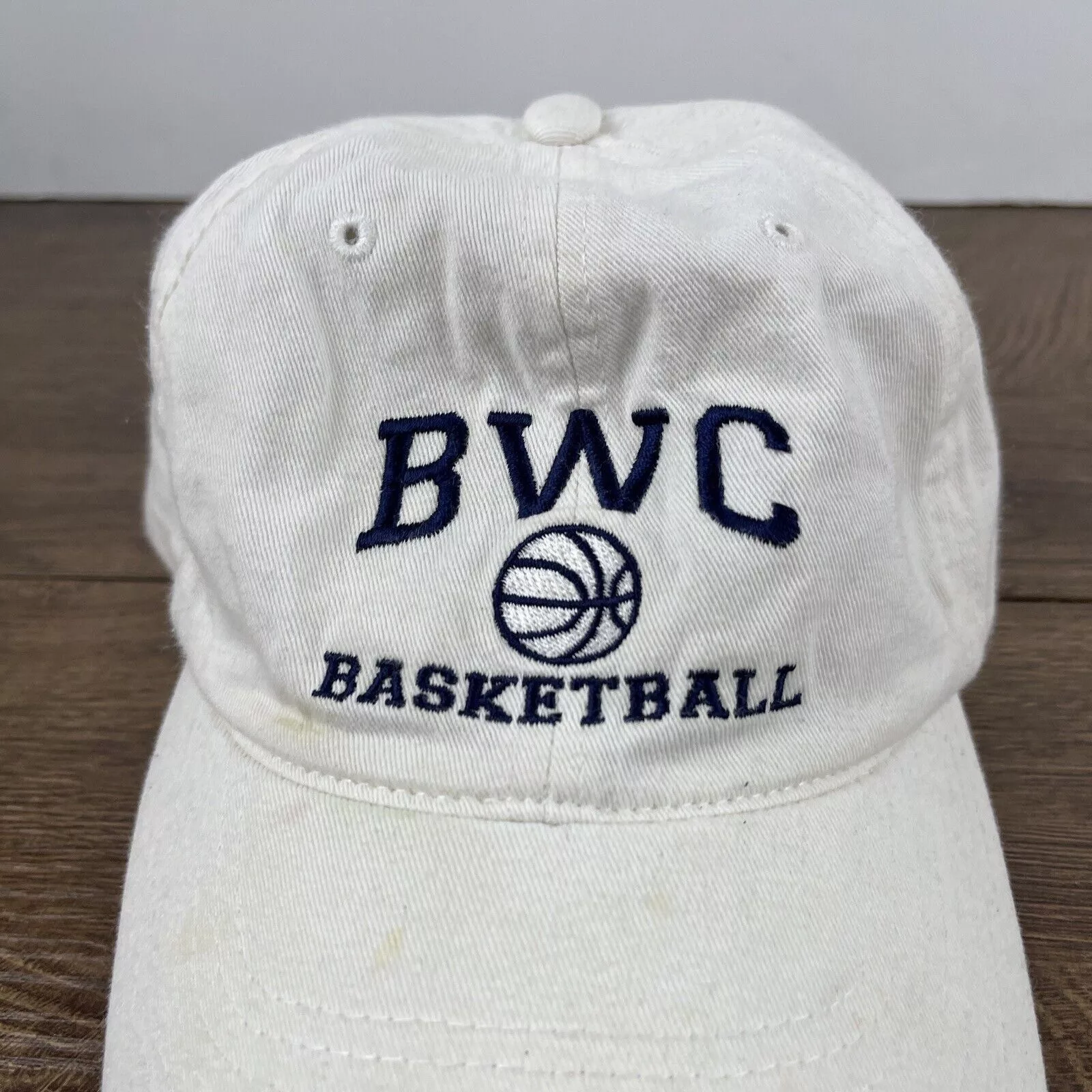Other Hats Other BWC Basketball Hat Baldwin Wallace White Adjustable Hat Adul