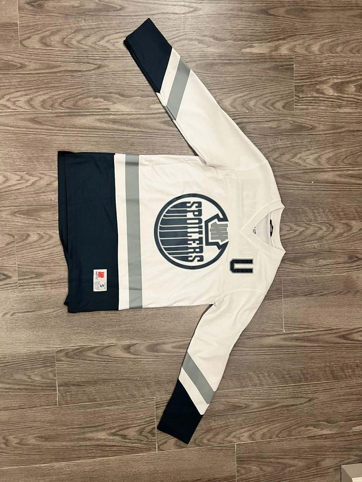 Undefeated Long Sleeve T Shirts UNDEFEATED Spoilers Jersey White