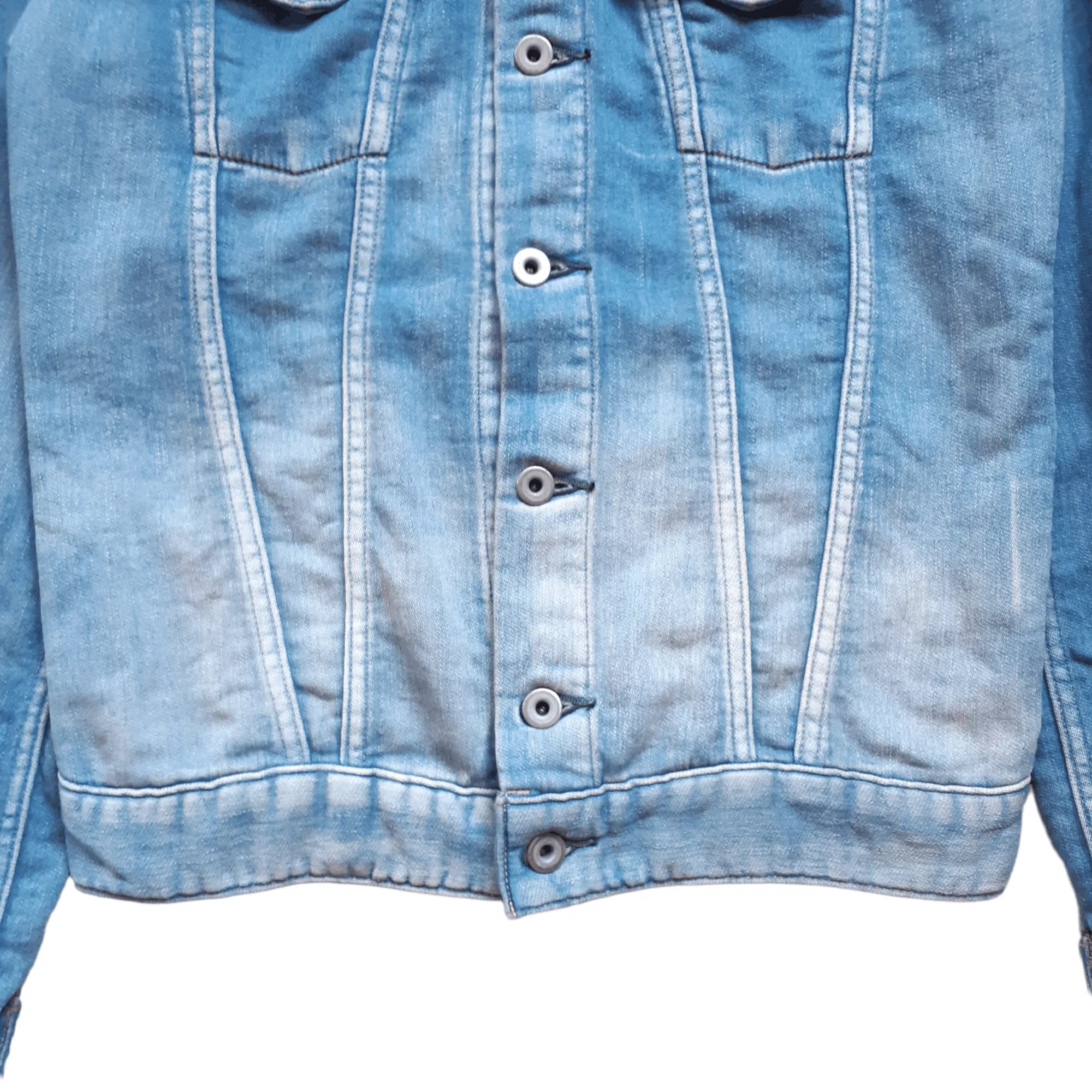 Carpe Diem Denim Jackets Carpe Diem × junhashimoto JUNHASHIMOTO Denim Jacket Type 3 Japan Light Wash Blue