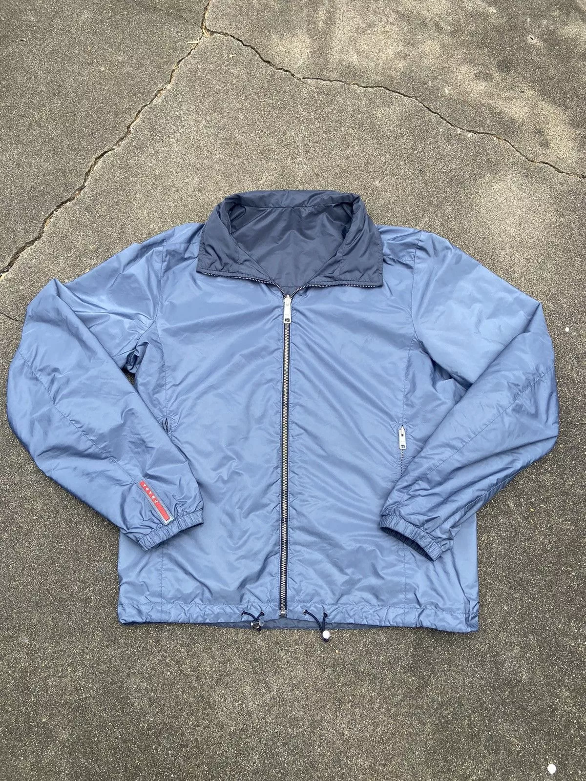 Prada Light Jackets 2017 Prada Reversible Jacket Blue Avant-Garde