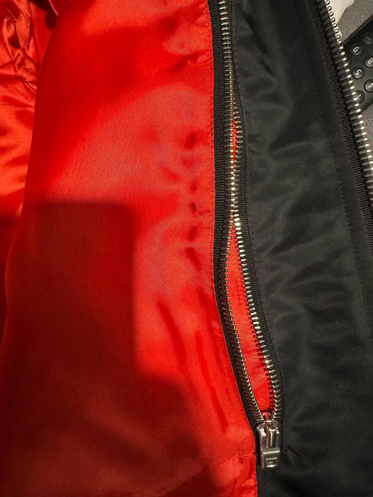 Amiri Bombers Amiri Bone Bomber Jacket Black