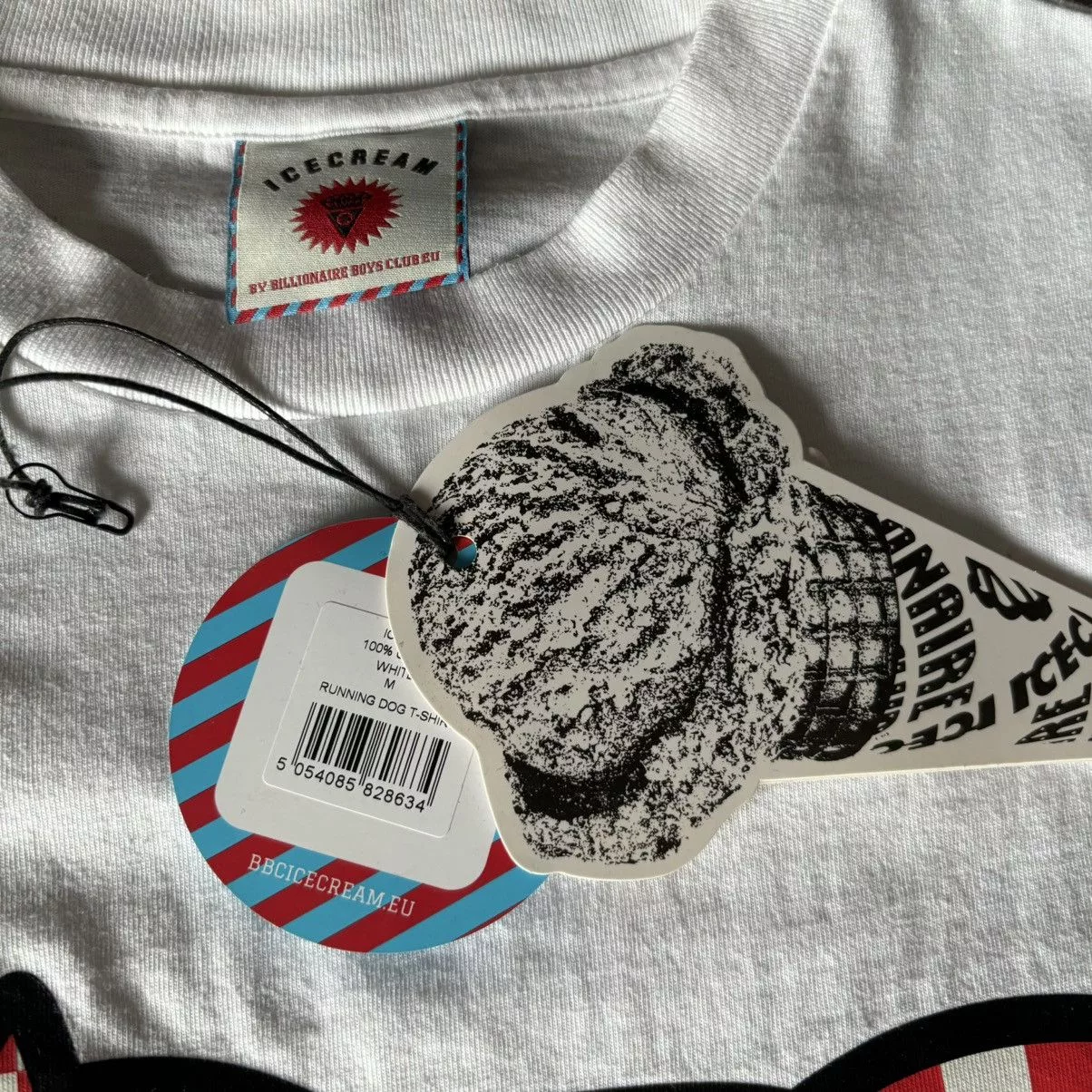 Icecream Short Sleeve T Shirts Icecream Running dog tee M White