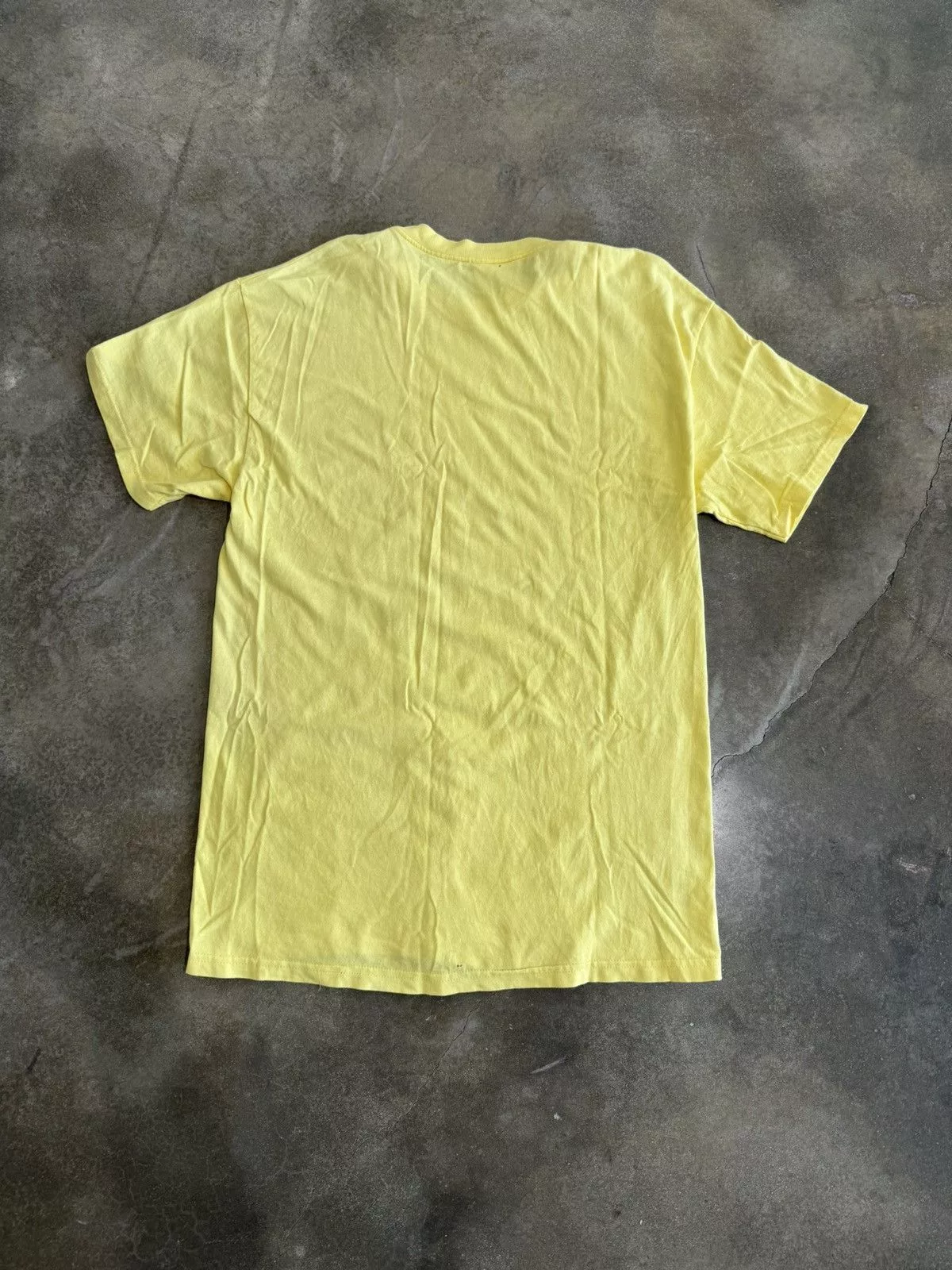 Kaws Short Sleeve T Shirts Kaws x Hectic T-Shirt Yellow