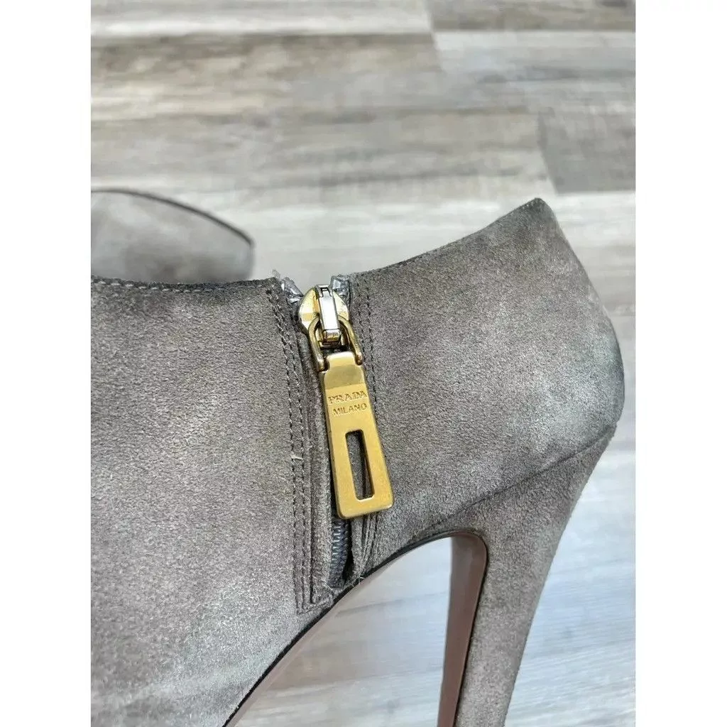 Prada Heels Size: 38 Gray