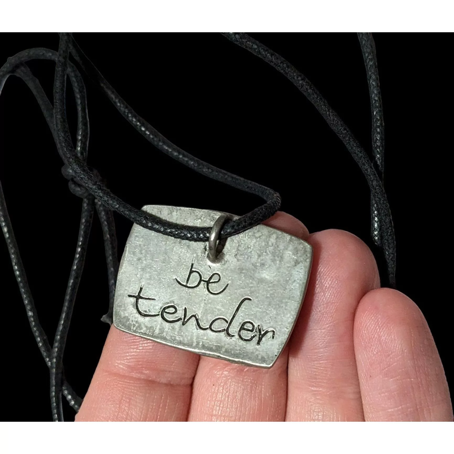 Other Necklaces Other Be Tender Silver Floral Neckalce