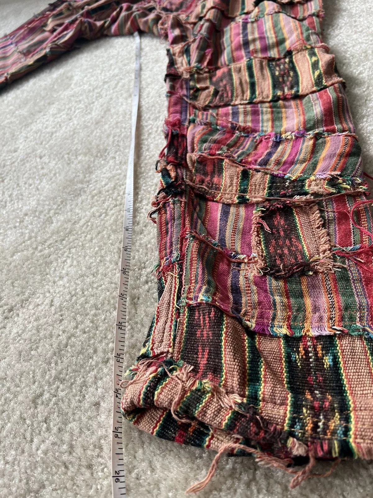 Junya Watanabe Casual Pants SS 2005 Junya Watanabe Patchwork Scraps Mountaineering Pants Red